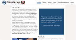 Desktop Screenshot of endescoinc.com